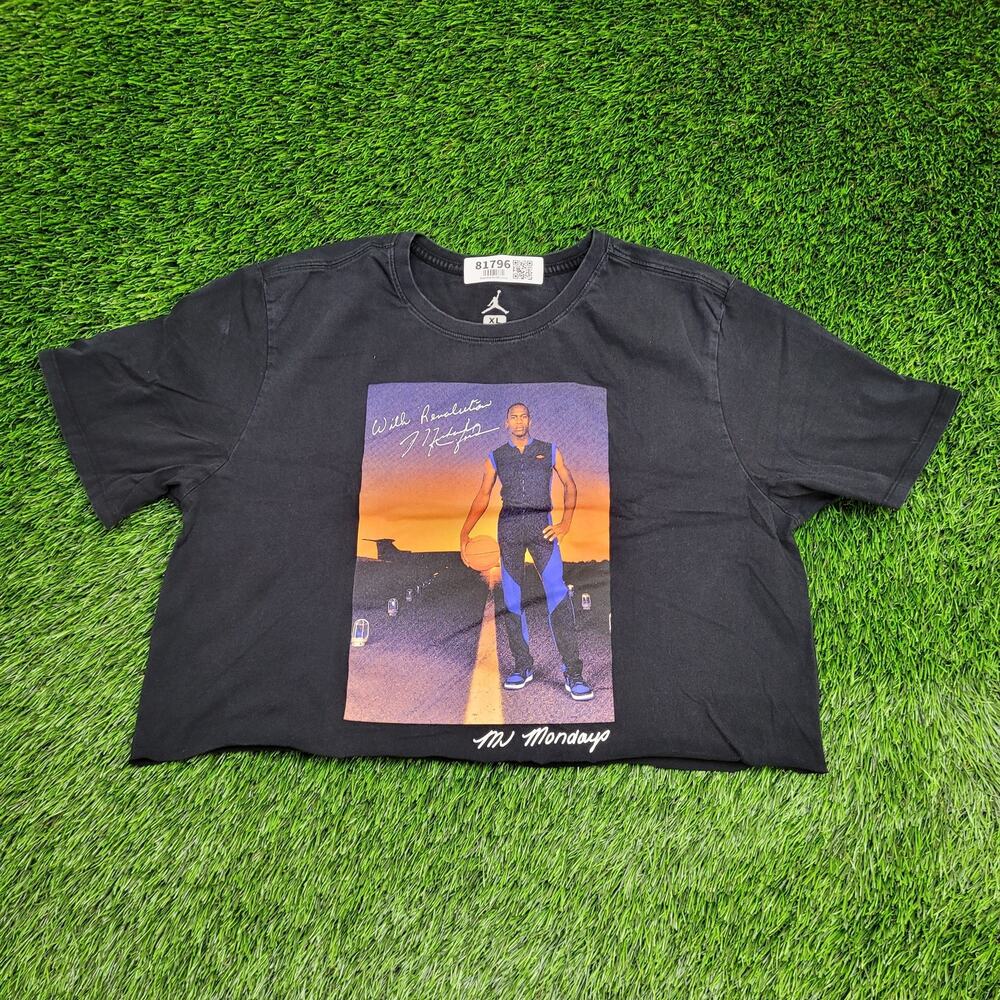 Michael-Jordan Crop-Top Shirt Womens XL 22x17 MJ-Mondayo